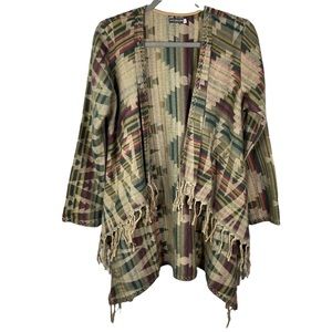 Earthbound Trading Bohemian Cardigan size Medium Navajo